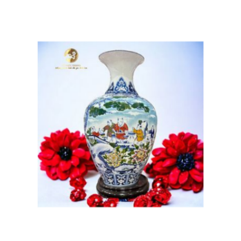 Vase Ceramic Vase Good Choice  Transparent  Living Room Indoor In Carton From Vietnam Bulk Good Choice Classic Living Room Indoor Carton Box Vietnam Factory Ceramic Vase  2