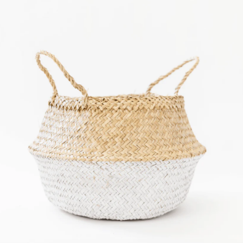 Competitive Price Belly Storage Handicraft Rattan Basket Standing Sustainable Household Indoor Supplier From Vietnam Manufacturer 3