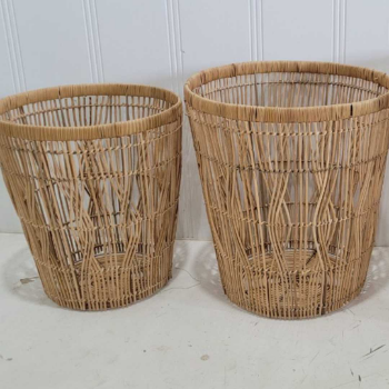 Customized Accept Order Graphic Design Package Logo Top Price Low MOQ Hot Seller Supplier Bamboo Rattan Basket With Handles 6