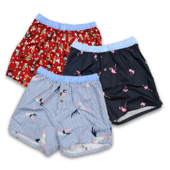 High Quality Patterned Sleep Boxers Fashion Men Wear Customized Sports Man Home Pants Clothing From Vietnam Manufacturer 2