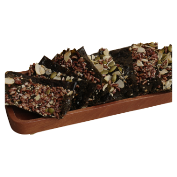 Brown Rice Seaweed Snack High Quality Handmade Eat Directly Healthy Snack Packed In Bag Vietnam Manufacturer