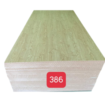 Good material Plastic Sheets Melamine MDF Board thickness 9mm size 1220x2440mm 4x8feet PVC waterproof material customized colors 6