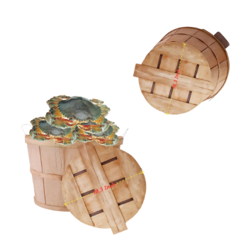 Hot Selling Fruit Basket Wood Vegetable Storage Basket Sustainable Eco-Friendly Material Viet Nam Manufacturer 2