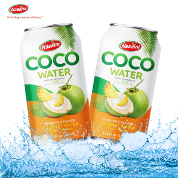 Coconut Water Pineapple Flavor Good Taste Nasami Brand Nutrition Coconut Water Manufacturers High Quality Made In Vietnam 4