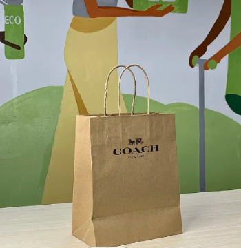 On sale customized Kraft paper custom logo Paper Bag Wholesale Vietnam brand Printing Cheap reusable for daily user promotions 2