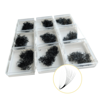 Lovely Cute Box 2023 3D Premade Fan Eyelash Best Choice Individual Eyelashes Tray Lash Extensions Use For Make Up Beauty 6