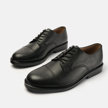 High Quality Fashion Derby Shoe Oxford Lace Up Office Men Custom Derby Dress Shoes Brogue From Vietnam Manufacturer 1