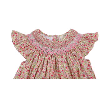 Fast Delivery High Quality Girls Smocked Dresses ODM And OEM For Baby Girl Short Sleeve ODM From Vietnam Manufacturer 6