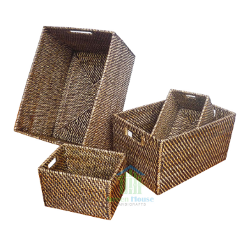 Best Quality Price Good Price Storage Baskets For Organizing Cotton Rope Flexible Customized Service Made In Vietnam Manu 1