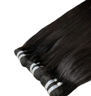 Best Quality Super Double Drawn Bone Straight Weft Natural Black Raw Vietnamese Human Hair Extensions Human Hair Bob Wigs 5