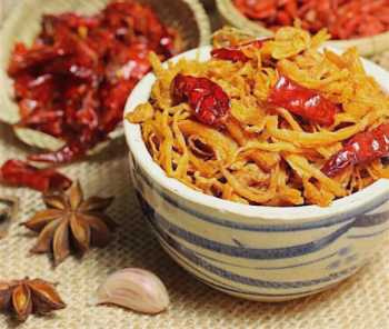 Dried shredded chicken with butter and garlic Snack Good Price High Quality Fresh Ingredients Using For Food Packing In Bag 5