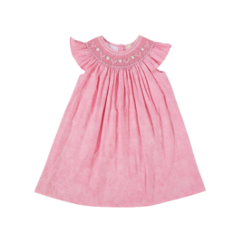 Good Quality Baby Smocked Dress Short Sleeve ODM Made In Vietnam Manufacturer ODM And OEM For Baby Girl 3