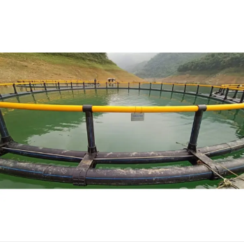 Floating Fish Cage Cheap Price Secure Aquatic Research Center Floating Round Cage Custom Size Made In Vietnam Manufacturer 2