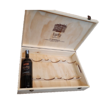 Decorative wooden box, tea box, high-class wine box 100% natural wood made to order 6