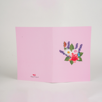 Mother Father Card 3D Flower Pop Up Luxury Item Whole Creative Offset Printing Best Choice Fast Delivery Customized Vietnam 1