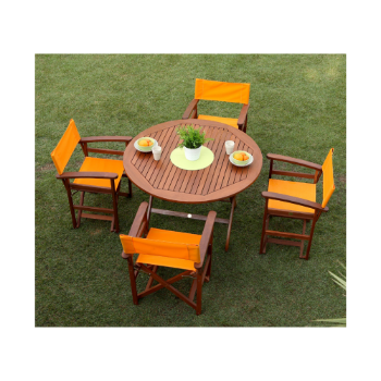 Wood Outdoor Furniture With 4 Position Chairs For Hotel And Restaurant Luxury Design From Vietnam Manufacturer 6