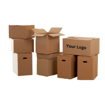 Strong Wholesale Custom Logo Big Corrugated Carton Customize Packaging Boxes Carton Box Vietnam factory Wholesale Custom New 3