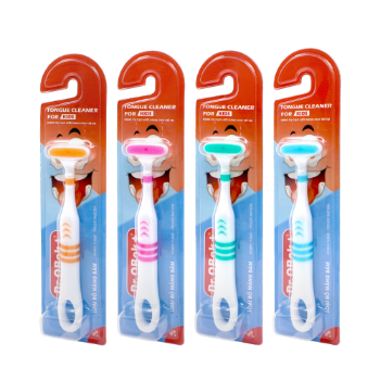 Kids' Tongue Cleaner Toothbrush Kids Toothbrush Soft Children Toothbrush PET Finger Refillable Unique From Vietnam Manufacturer 5