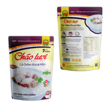 Seabass & Taro Fresh Porridge Good price fresh ingredients ready to eat convenient packing in bag from Asia Manufacturer 6