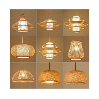 Rattan Lampshade 03 R  3