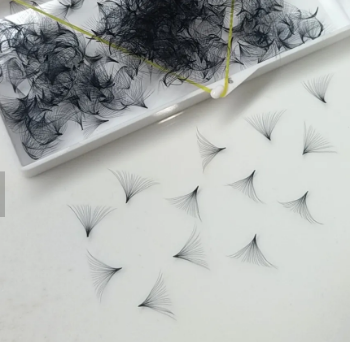 Loose Promade 14D Synthetic Hair Hand Made With Custom Logo Packaging Box Natural Long Eyelash Extension Supplies eyelashes fans 3