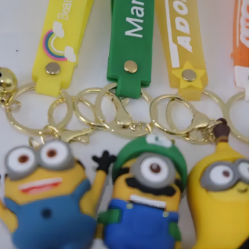 PVC Keychains Cartoon Decorative Sticker Wholesale Decoration Custom Packing Vietnam Oem Wholesale 8