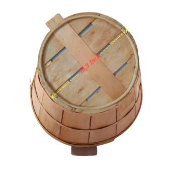 Large Supply Wooden Fruit Basket Basket Storage Durable Eco-Friendly Material From Viet Nam Manufacturer 4