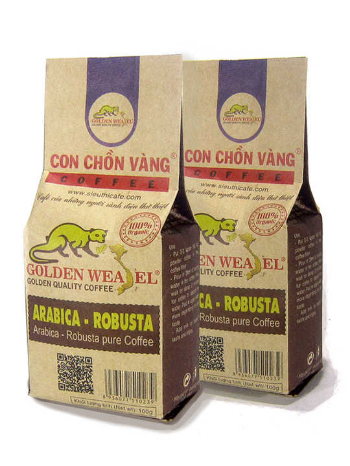 OEM ODM, Private label - Golden weasel, Origin Arabica Robusta Ground Coffee - Medium Roasted - Premium quality From Vietnam 2