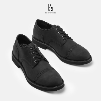 Oxford The Waxy Derby Dress Shoes High Quality Fashion Office B21 Shoe Maker Lace Up Brogue From Vietnam Manufacturer 5