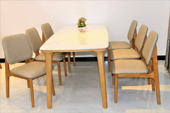 Table Chair Wooden Furniture Interior Best Price For Export Low MOQ Top Selling Brand From Vietnam Set 2