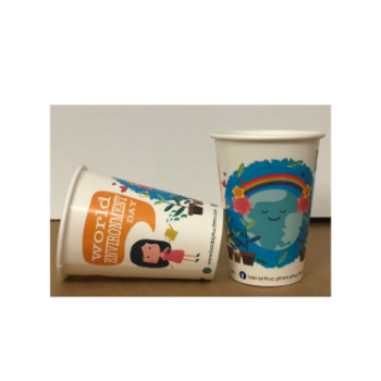 Paper Cups With Printed (14oz - 360ml) Paper Cup For Coffee Wholesale Digital Printing Customized Packing Size Logo Manufacturer 1