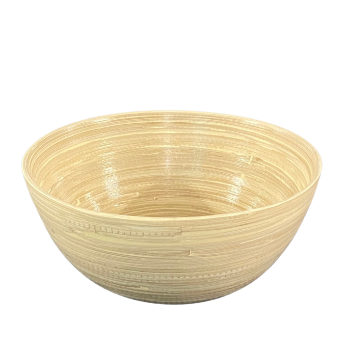 Bamboo fiber salad bowl Best choice ecofriendly Organic spun bamboo bowls safe for health Homeware Crafts Made In Vietnam 1