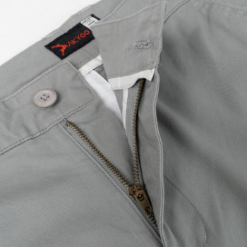 Wholesale Men Casual Sustainable Plain Trouser Regular Fit Khaki Trousers manufacturer  Vietnam 1