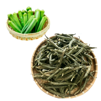 Okra Prices Dried Good price raw ingredients using for many purposes TCVN packing in carton from Vietnam Manufacturer 1