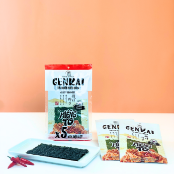 Roasted Seaweed Snack Korean Spicy Chicken Spicy Seaweed Snack 17.5G Good Price Crunchy Eat Directly Dried Packed In Bag 2