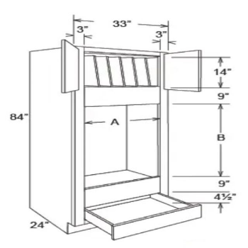 Tall Kitchen Cabinet Professional Team Wooden Furniture Customized Rta & Assembled Vietnam Manufacture 5