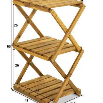 ACACIA 2-TIER FOLDABLE SHOE RACKS BIG SIZE  Best Quality 2023 Brand Supplier Wholesaler Vietnam  6