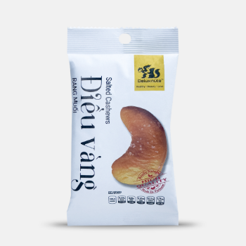 Good Quality   Premium Salt Roasted Yellow Cashews 40G Low Fat Instant Use Crunchy Small Bag Stir Fried Manufacture From Vietnam