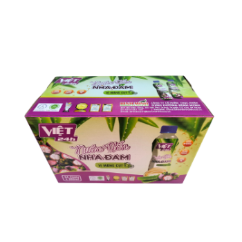 Fast Delivery Aloe Vera Bird Nest Juice With Mangosteen Flavor Flavored Beverage Iso Packed In Box Vietnam Manufacturer 3