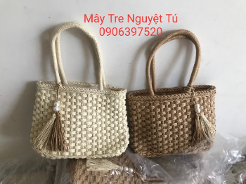 Travel Beach Woven Handbag Woven Shoulder Bag Beach Bag Crochet Knit Purse for Women Girl  From Manufacturer Vietnam 3