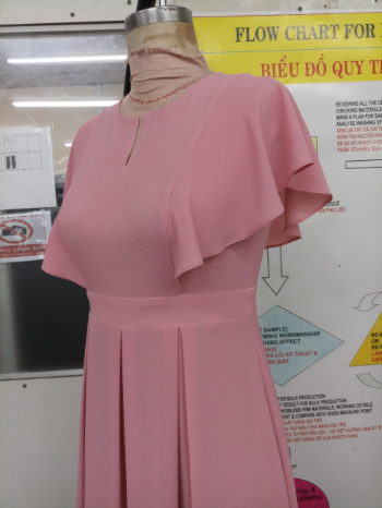 Dresses Women Lady Elegant High Quality OEM ODM Beautiful Color Clothes Flat Folding In Carton Vietnam Manufacturer 1