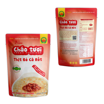 Ready To Eat Porridge High Specification No Preservatives Ready To Eat ISO VIETGAP HACCP Pack In Bag From Vietnam Manufacturer 4