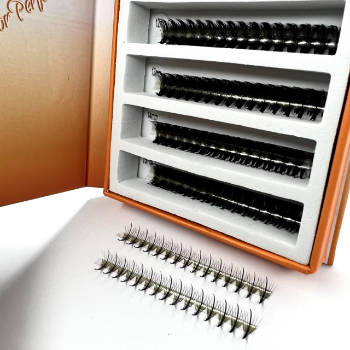 Top Seller Wispy 9D mix 7 length individual eyelash High Specification Handmade using for beauty pack in tray or box Vietnam Manufacturer 7