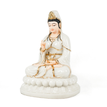 Resin Guan Yin Bodhisattva Statue Decoration Sculpture Statue Customized Size For Home Decoration Design Service Made in Vietnam 1