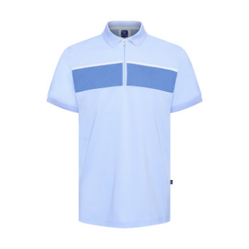 Polyester Spandex Regular-Fit Polo Shirt with Contrast Fabric at Across Men Polo Shirts New Arrival Shirts For Men 3