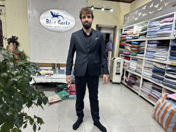 Vest Suit for Men and Women There Pieces Gile Tropical Suit Cashmere Fabric Nice Design OEM ODM Factory Price 7