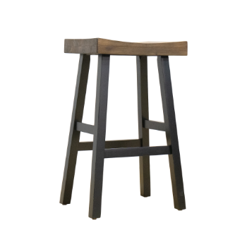 Wooden Counter Stool Rubber Wood Acacia Wood Destructive Coloration+ Black Modern Kitchen/ Dining 5-Layer Cartons From Vietnam Hot Sale 7