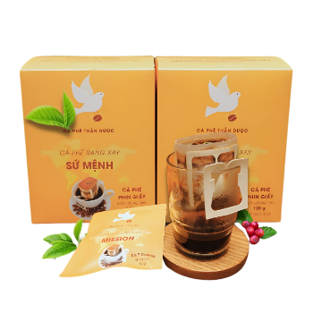 Panacea Coffee Coffee Fermented - Roasted Packaged In Paper Filters Caffeinated Healthcare High Quality Made In Vietnam 3