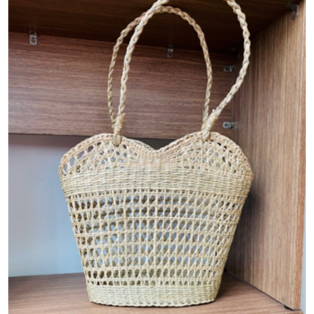 Rattan Bag High Quality Water Hyacinth Bag For Gift Classic Style Light Brown Color From Vietnam Manufacturer 5