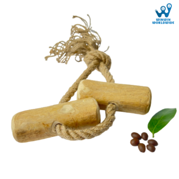 Rope Coffee Wood Safe And Funny Dog Toy 4W Pet Relax And Clean Their Teeth Good Price Durable In A Carton Made In Vietnam 1